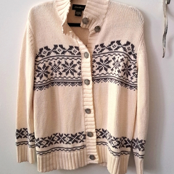*Giveaway* Eddie Bauer Cotton Cardigan - Picture 1 of 2